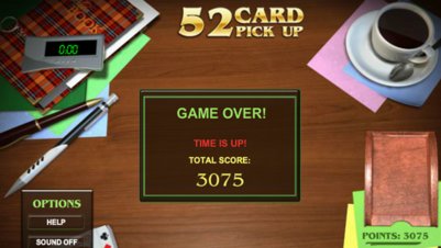 52 Card Pickup - Screenshot
